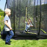 Ground Silhouette Trampoline with Net 