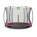 EXIT Silhouette Ground Round Trampoline with Safety Net - 10 FT(305CM)