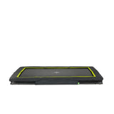 Exit Silhouette Ground Sports Trampoline 244X366Cm - Black