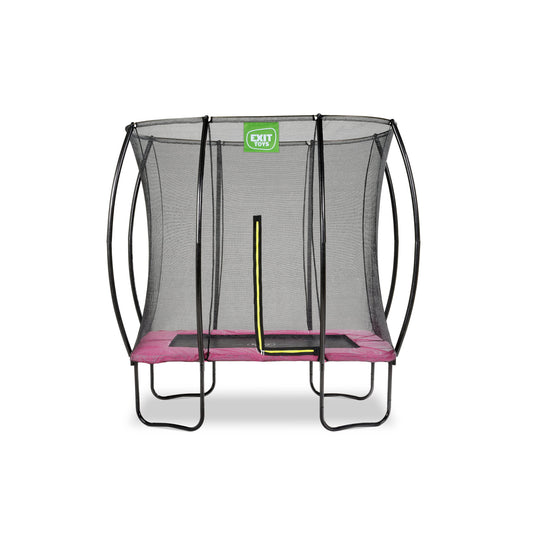 EXIT Silhouette Rectangle Trampoline 153x214 (5x7ft) - Pink
