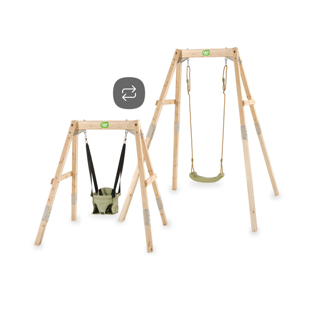 EXIT Silvi Wooden Swing That Grows With You