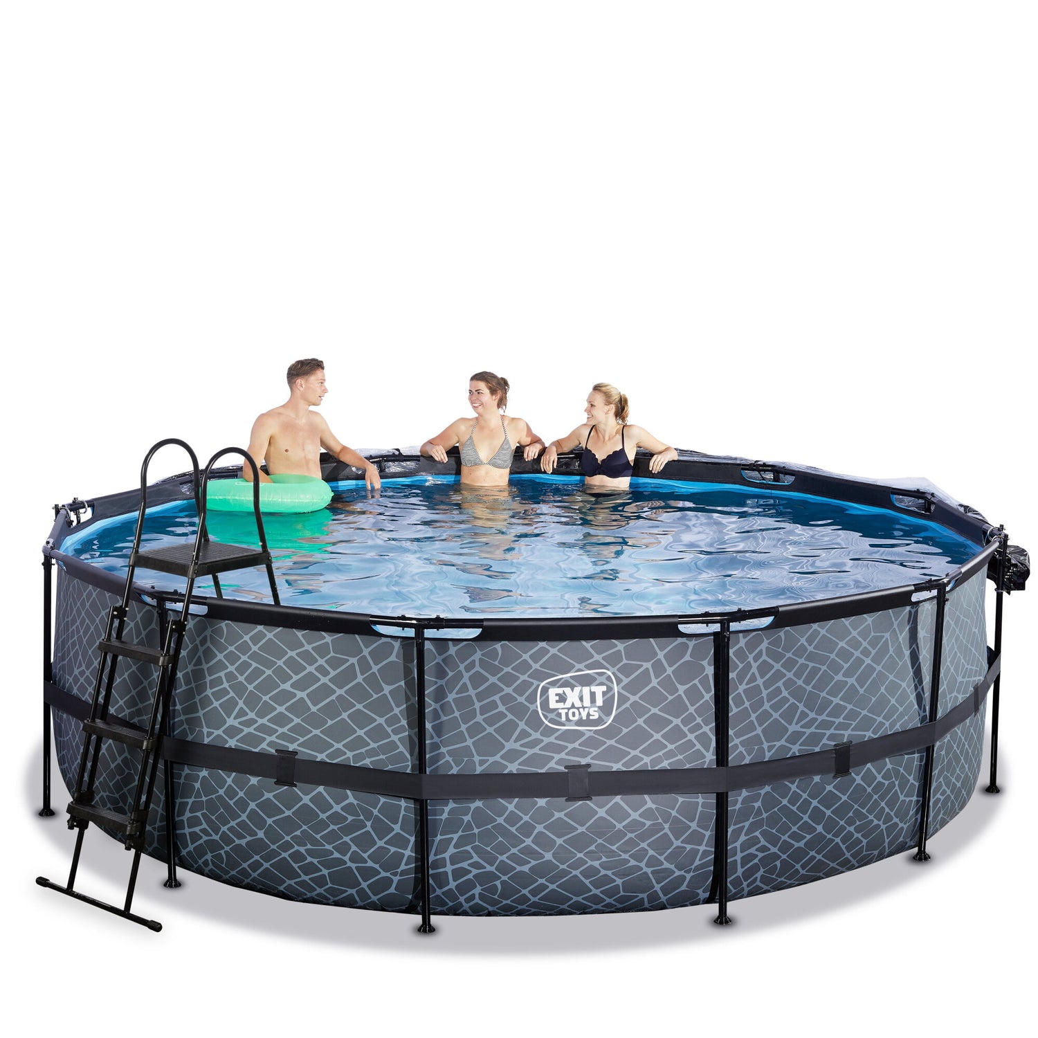 EXIT Frame Pool - 450x122cm (12V Sand filter) 