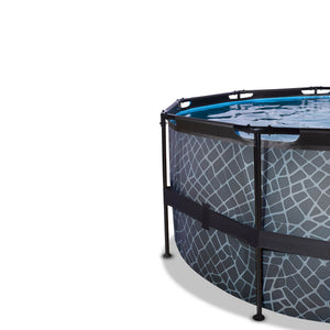 EXIT Frame Pool - 450x122cm (12V Sand filter) 