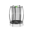 Exit Junior Round Trampoline With Safety Net - 4.5 Ft (Black/Grey)