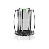 Exit Junior Round Trampoline With Safety Net - 4.5 Ft (Black/Grey)