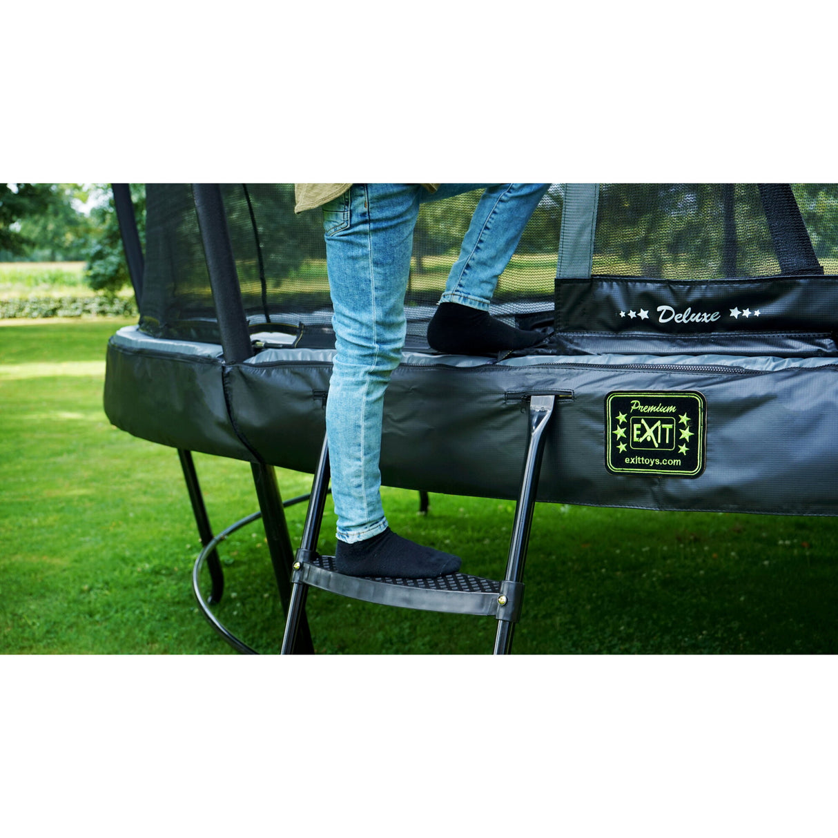 EXIT Trampoline Ladder - Frame Height 50-65CM (6-8FT)