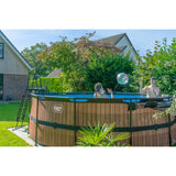 EXIT Brown Frame Pool - 15ft x 48in (12V Sand Filter)
