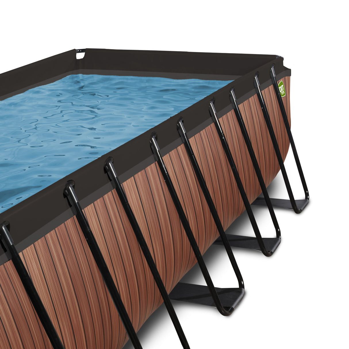 EXIT Frame Brown Pool - 5.4x2.5x1.22m (12V SAND FILTER)