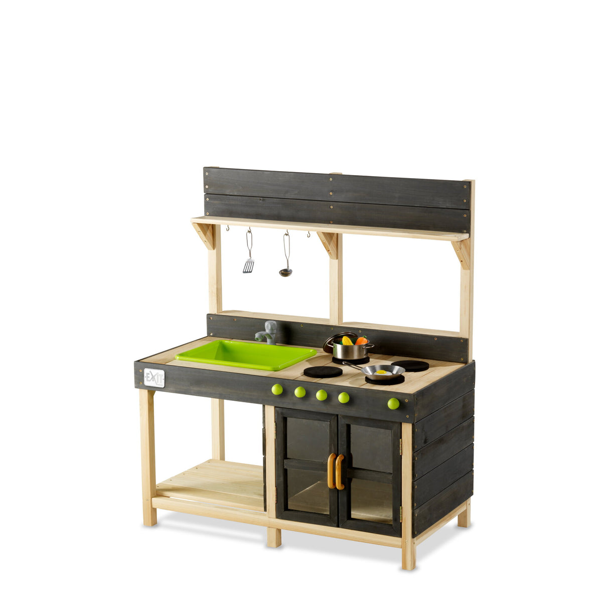 EXIT Yummy 200 Wooden Mud Kitchen - Natural