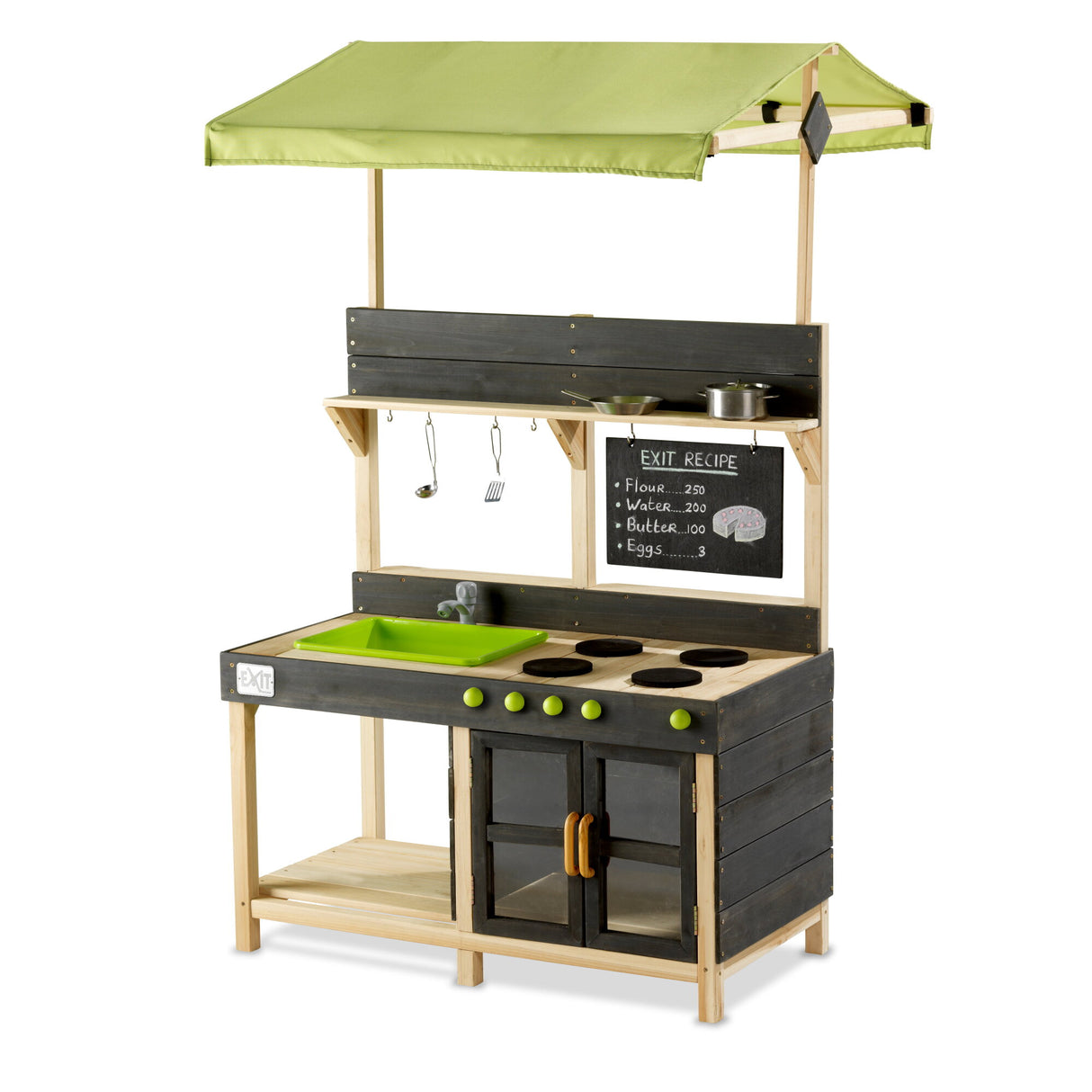 EXIT Yummy 300 Wooden Mud Kitchen - Natural