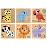 Djeco Wooden Puzzle Wild Animals