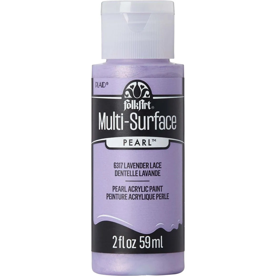 FolkArt Multi-Surface Pearl Acrylic 59ml - Lavender Lace