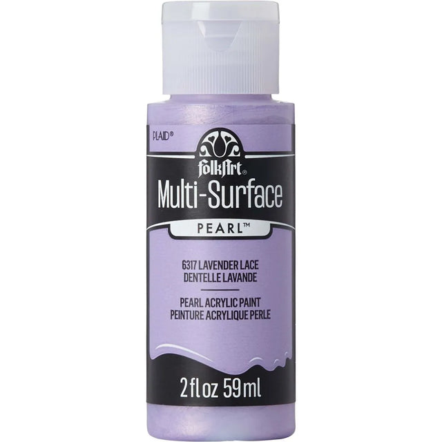 FolkArt Multi-Surface Pearl Acrylic 59ml - Lavender Lace