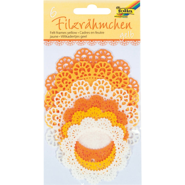 Felt Frames Colour Tone Mix - Yellow