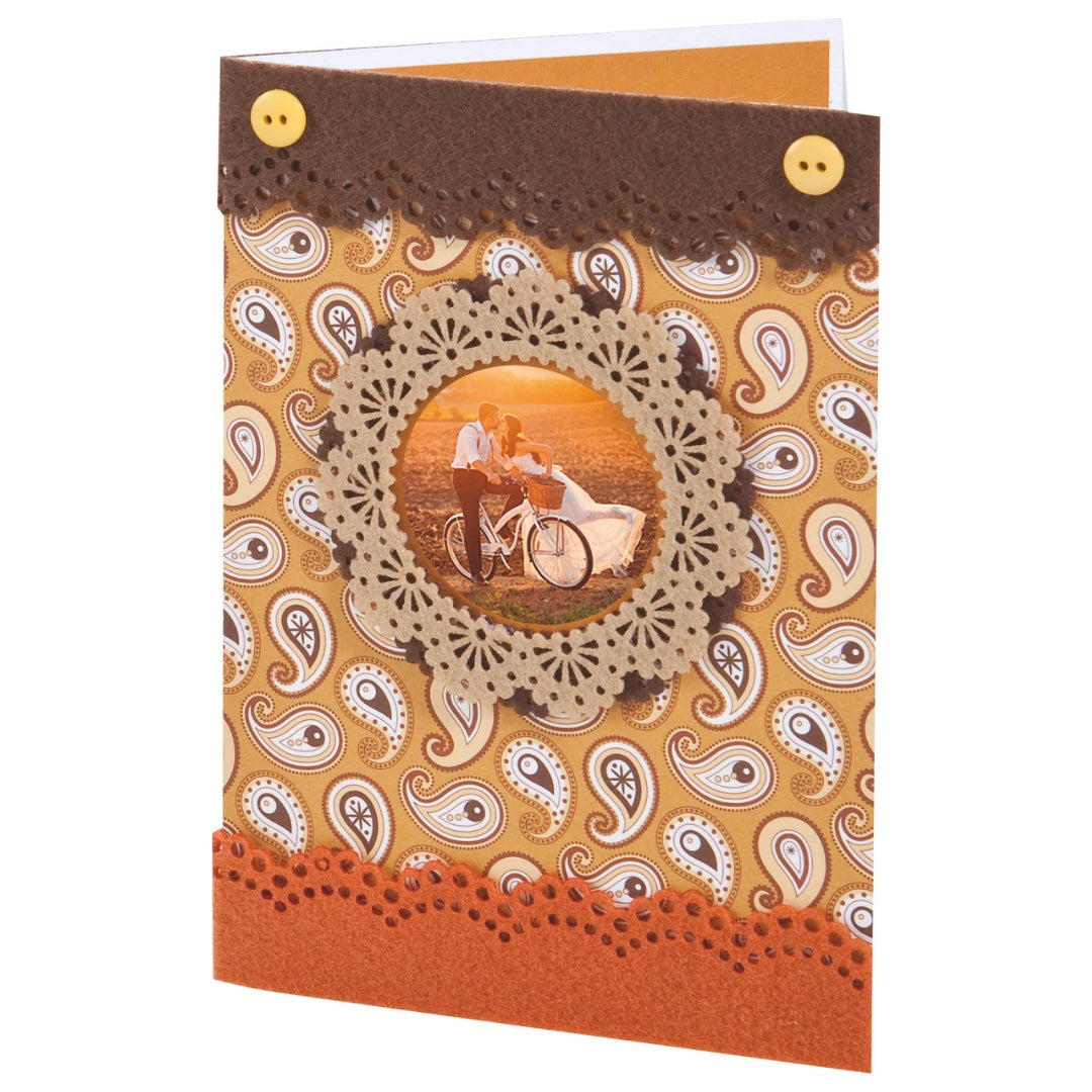 Felt Frames Colour Tone Mix - Brown (6 Pieces)
