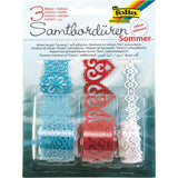 Velvet Borders Self Adhesive - Summer (3 Rolls)