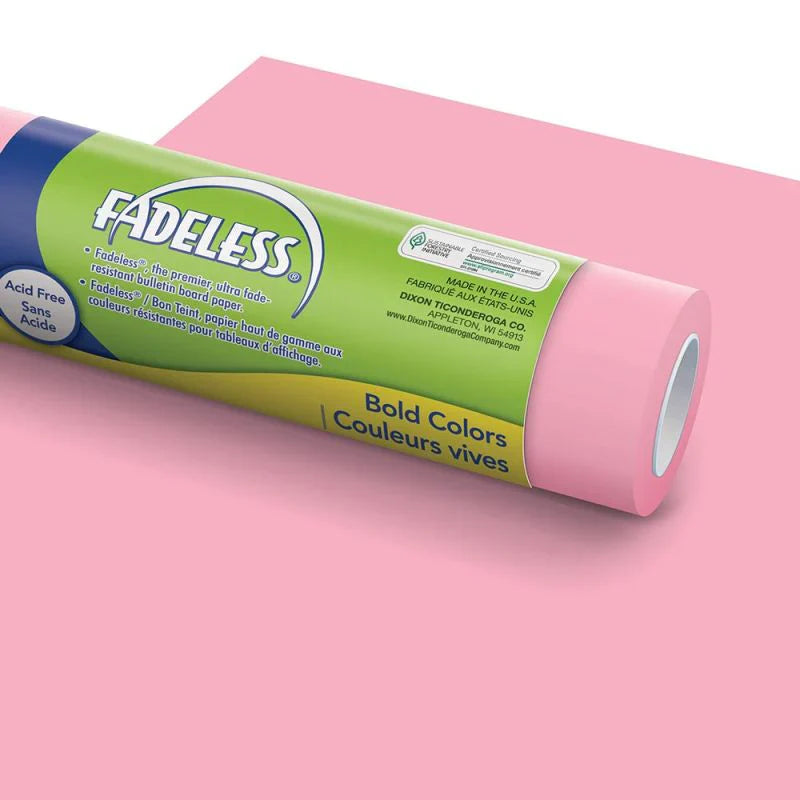 Fadeless Paper Roll -Pink 1218mm x 3.6m