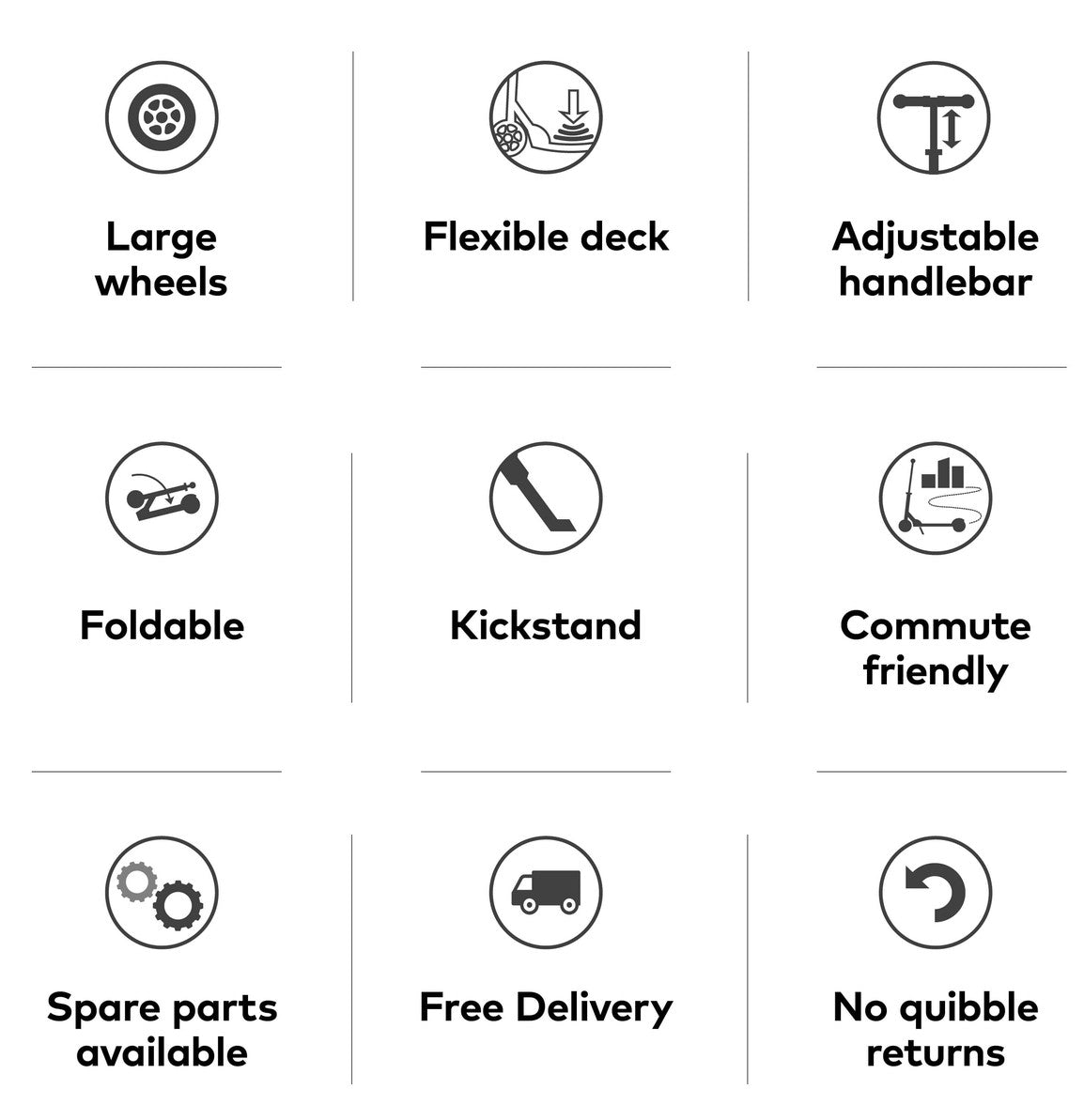 Micro Adult Scooter Flex Deluxe: Black