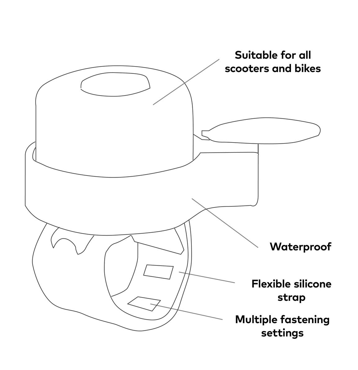 Scooter & Bike Bell: Monster