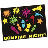 Fireworks Glitter Foam Stickers (Pack of 120)