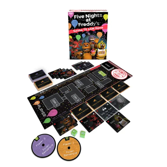 Funko Five Nights at Freddy's Survive 'Til 6 AM Board Game