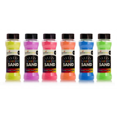 Fluorescent Sand  6x350g Shakers - Assorted Colours
