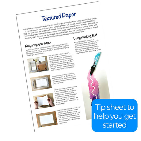 Zieler Jumbo A4 Artists Watercolour Paper - 50 sheets