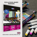 Zieler A4 Marker and Illustration Pad (32 Sheets)