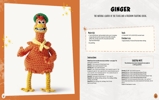 Chicken Run: Dawn of the Nugget Im-peck-able Crochet Book