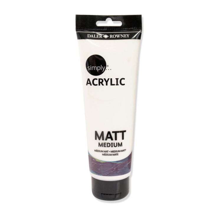 Daler Rowney Simply Acrylic - Matt Medium 250ml