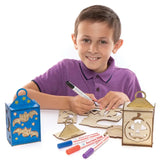 Halloween Wooden Lantern Kits (Pack of 3)
