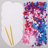 Heart Pom Pom Kits (Pack of 5)