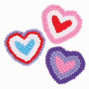 Heart Pom Pom Kits (Pack of 5)