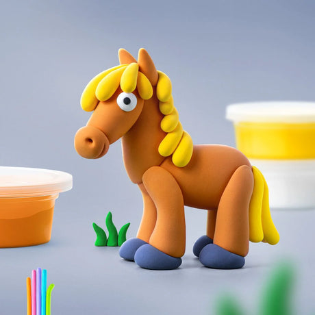Hey Clay - Animals Claymate: Horse (3 Cans)