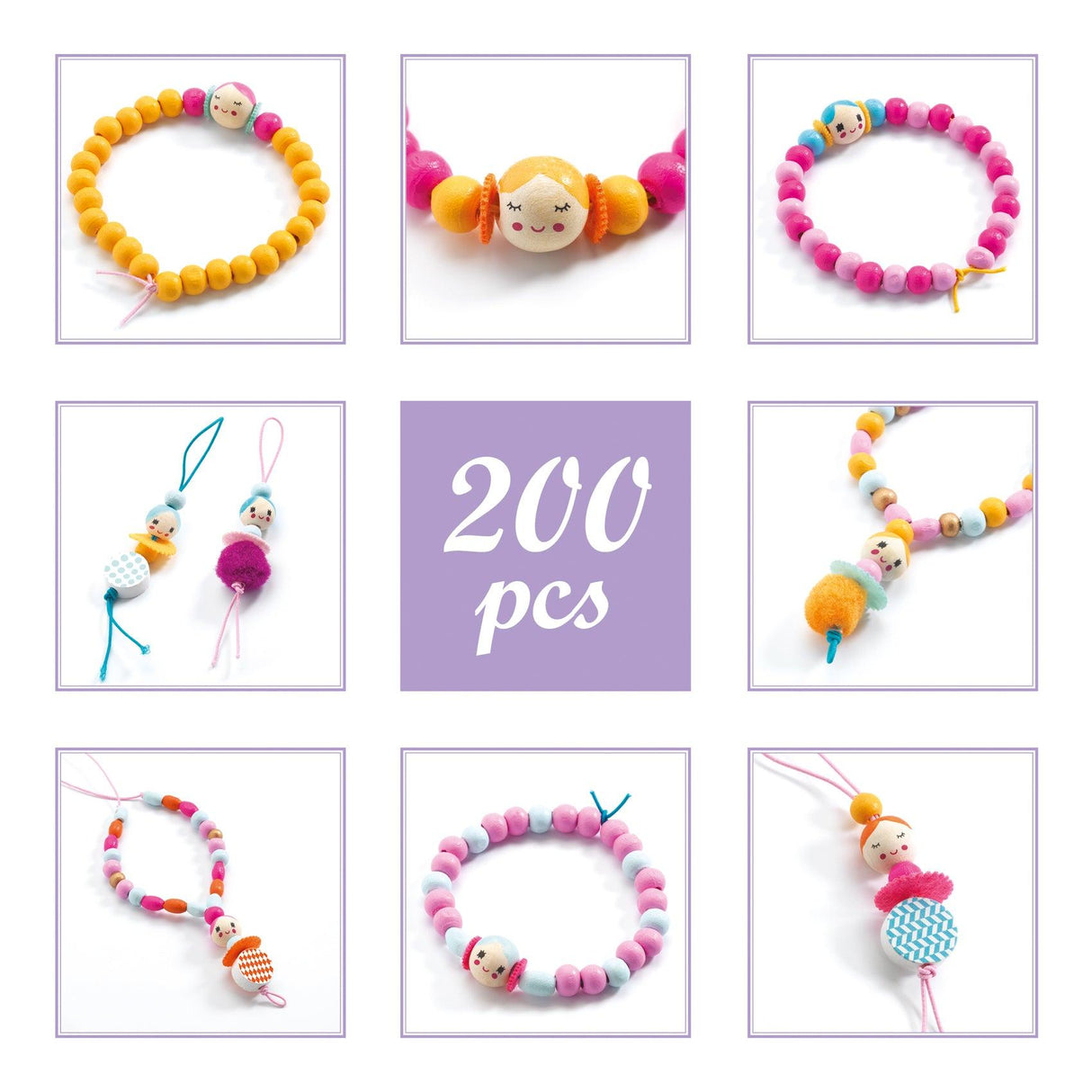 Djeco Jewellery Craft Kit - Beads & Figurines