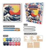 Splat Planet Wood Art Kit - Great Wave