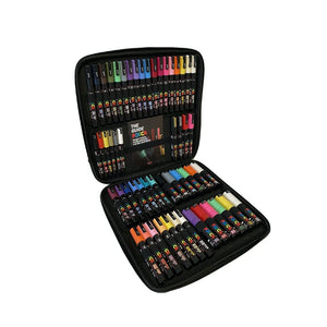 uni POSCA 54 Piece Paint Marker Pen Set with Carry Case