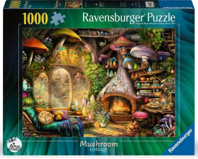 1000 Piece JIgsaw Puzzle - Mushroom Cottage