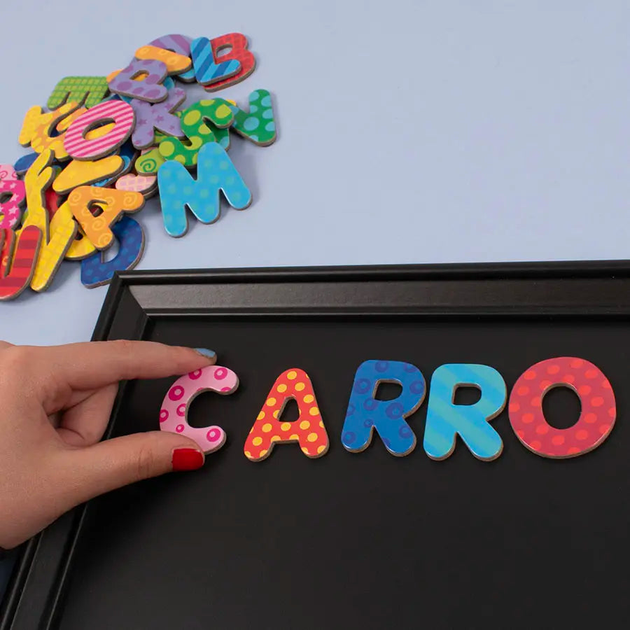 Playbox Magnetic Letters With Patterns (60 Pieces)