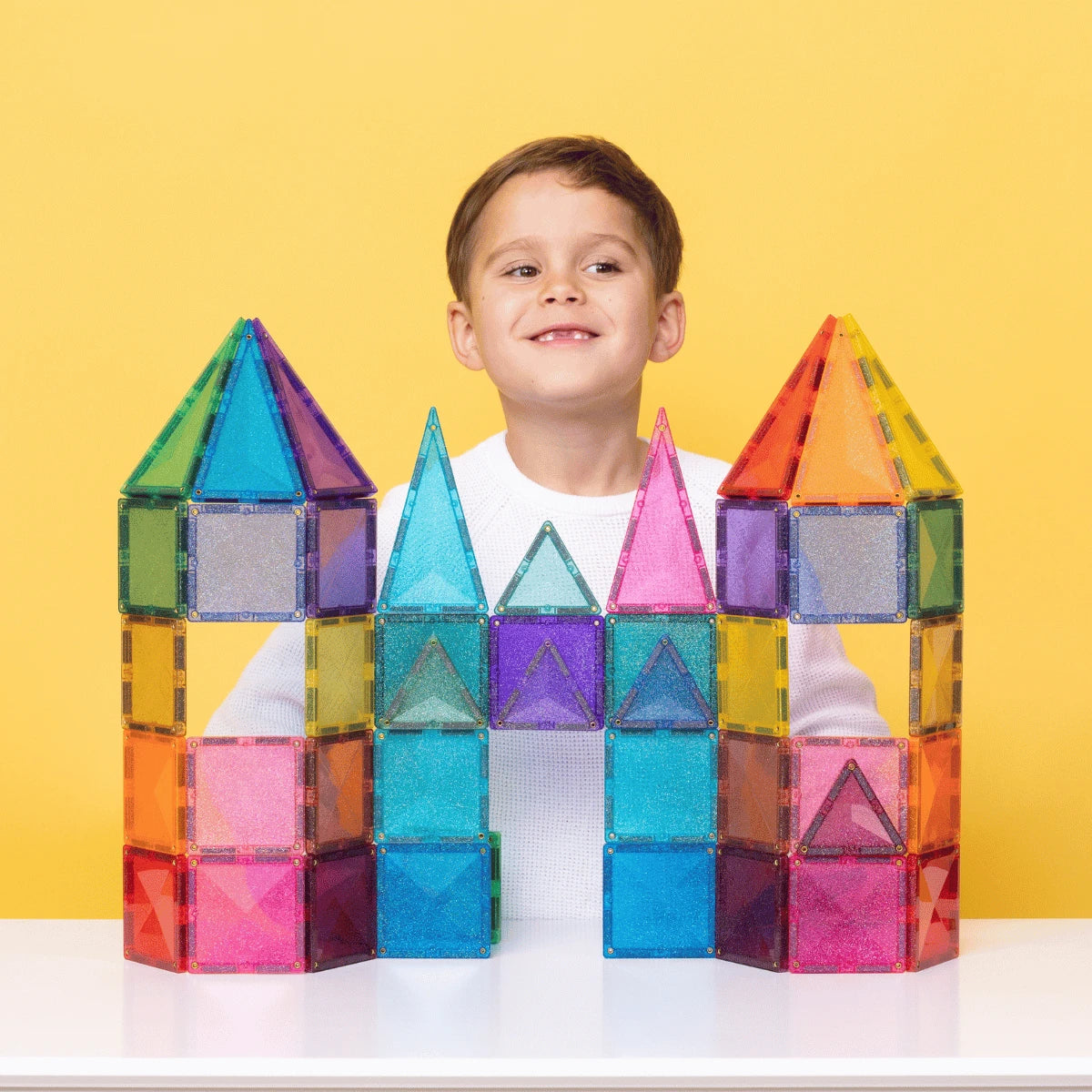 Connetix Glitter Castle Pack (48 Pieces)
