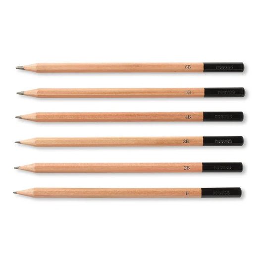 Reeves Sketching Pencils (6 Assorted)
