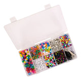 Playbox Plastic Beads Set in Storage Box (1900 Pieces)