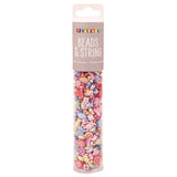 Beads & String Set - Letter Mix Pastel (350 Pieces)