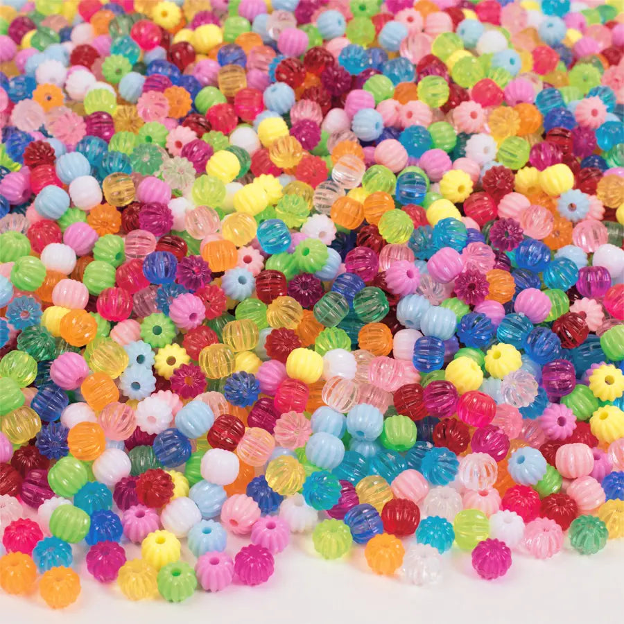 Playbox Beads & String - Ball Beads (250 Pieces)