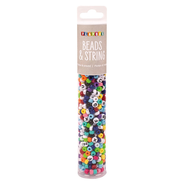 Playbox Mini Pony Beads And Letter Beads (650 Pieces)