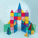 Magnetic Play Tiles - Rainbow (100 Parts)