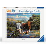 500 Pieces Jigsaw Puzzle - Longhorns