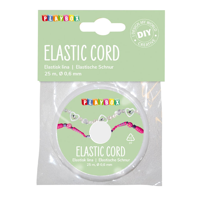 Playbox Elastic Cord 25m - Transparent