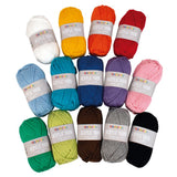 Playbox Acrylic Yarn Set - 14 Colours