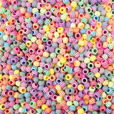 Playbox Beads & Strings - Striped Pastel (180 Pieces)